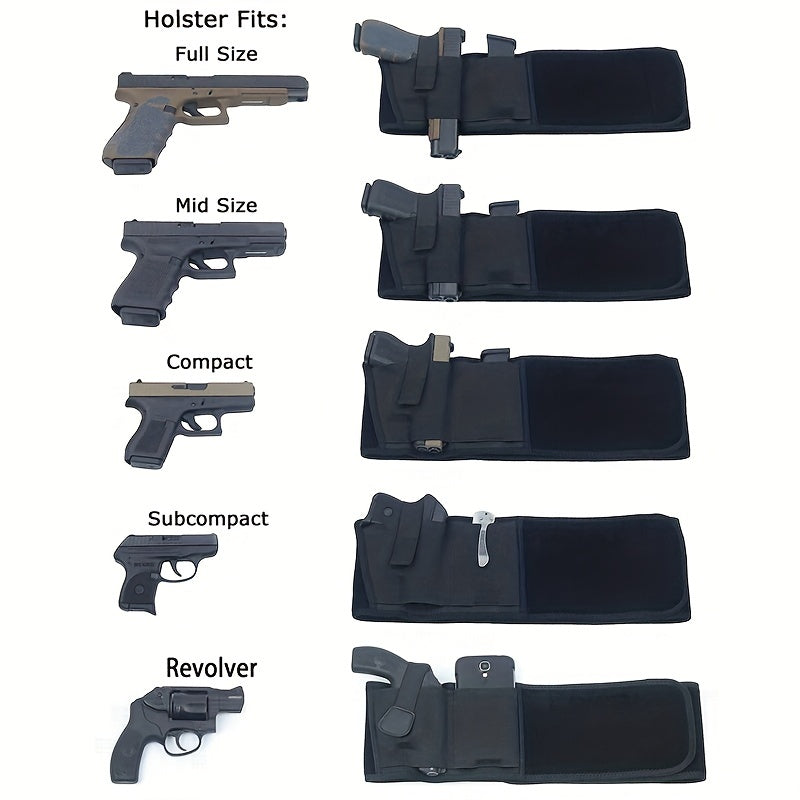 Concealed Carry Belly Band Holster: Elastic, Breathable & Tactical - Perfect For Men & Women!