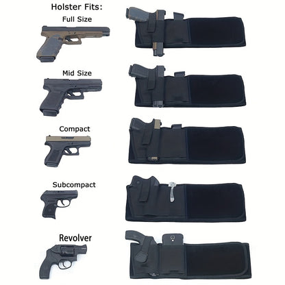 Concealed Carry Belly Band Holster: Elastic, Breathable & Tactical - Perfect For Men & Women!