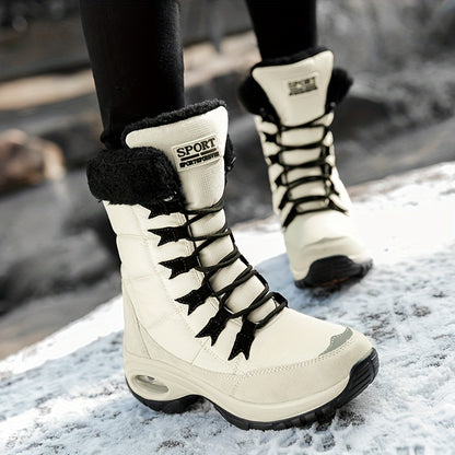 Women's Lace up Thermal Lined Winter Boots