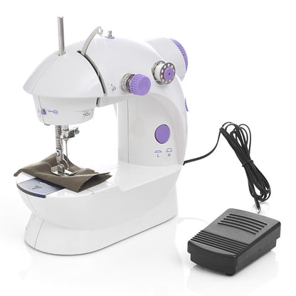 Mini Portable Sewing Machine with Night Light and Foot Pedal