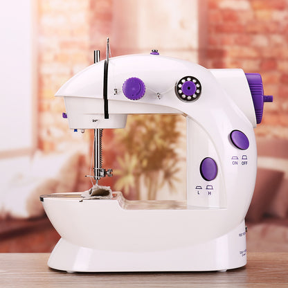 Mini Portable Sewing Machine with Night Light and Foot Pedal