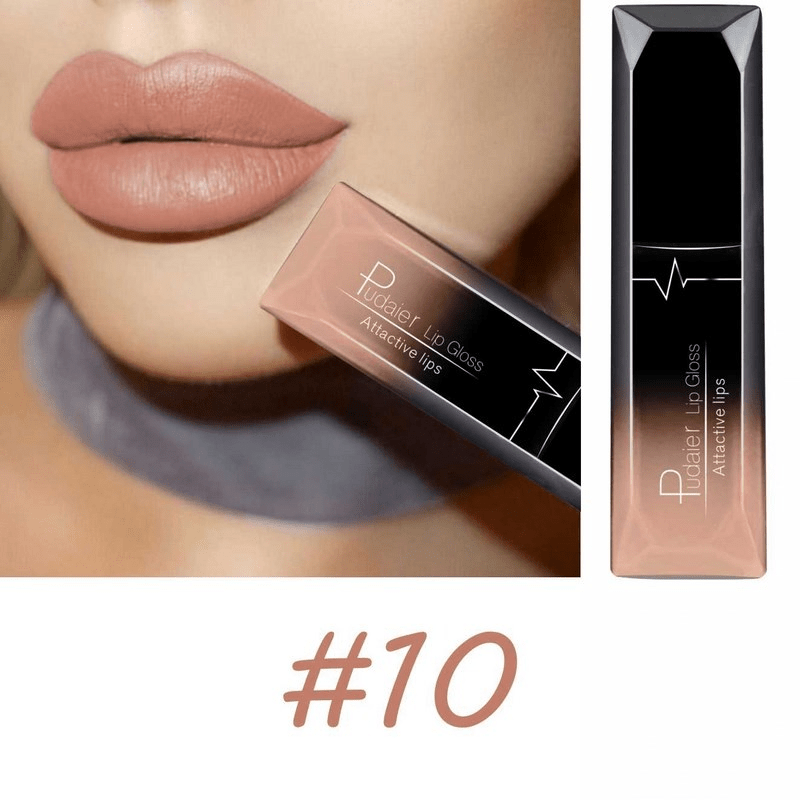 Velvet Finish Matte Liquid Lipstick - 17 different Colors for Long-Lasting Glamour