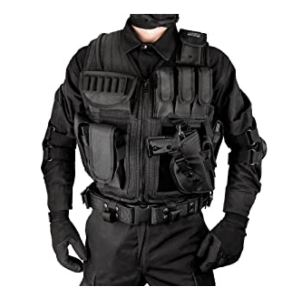 Men's Training Vest: Detachable Belt, Subcompact/Compat/Standard Holster