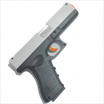 Locked and Loaded Fun: Soft Bullet Toy Gun with Cartridge and Pull Back Action