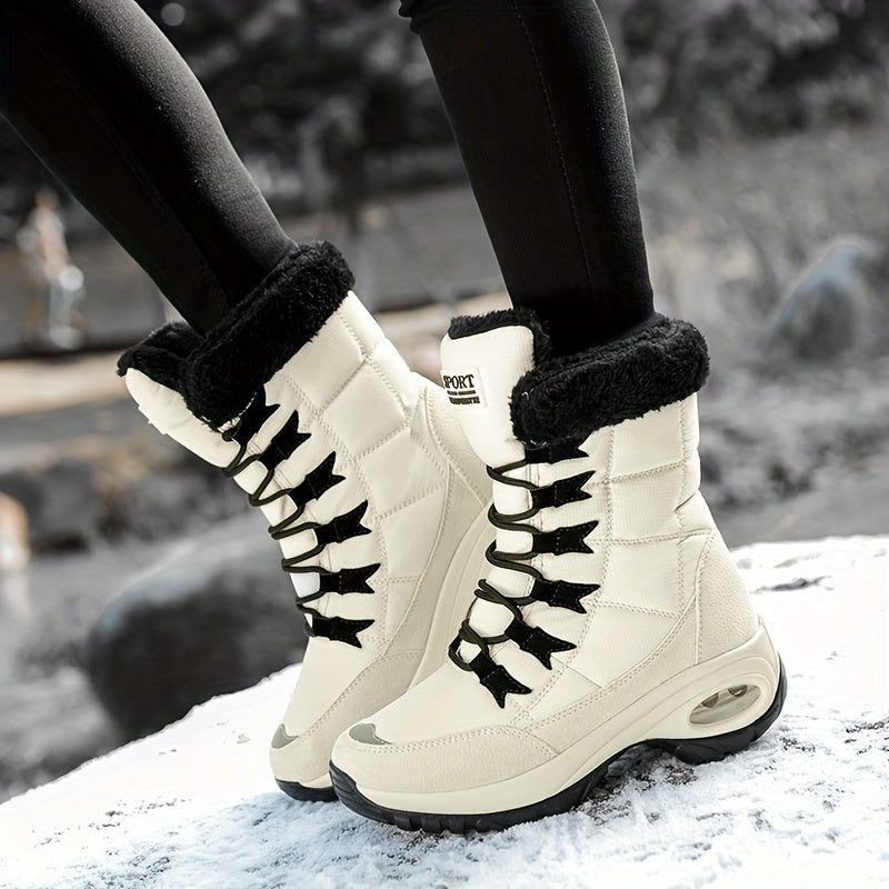 Women's Lace up Thermal Lined Winter Boots