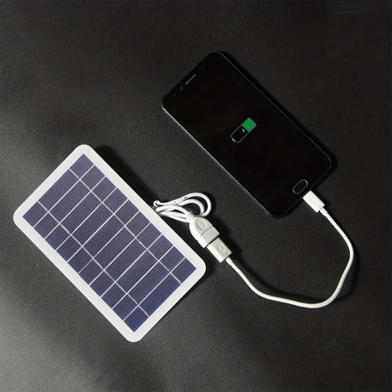 Stay Charged Anywhere, Anytime: 1pc Solar Portable Charging Panel