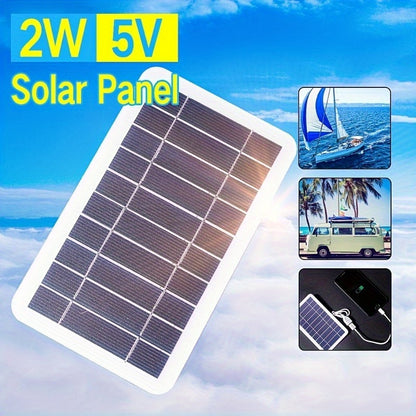 Stay Charged Anywhere, Anytime: 1pc Solar Portable Charging Panel