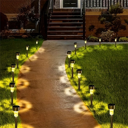 10PCS Solar-Powered Garden Lights - Illuminate Your Outdoor Oasis