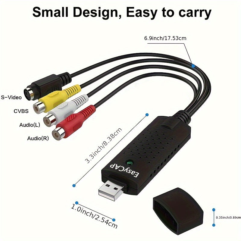 Preserve Memories: VHS to Digital Converter - USB 2.0 Video Capture Card