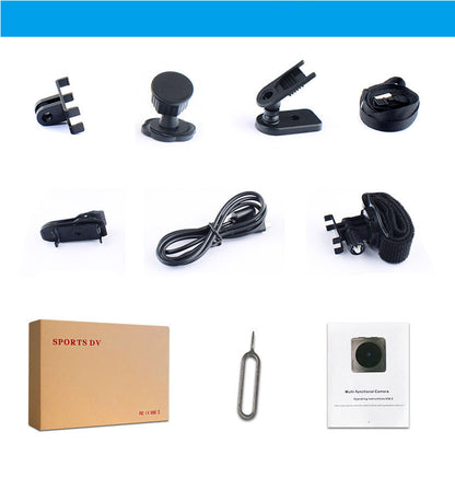 HD 1080P Mini Camera with Night Vision and Motion Detection