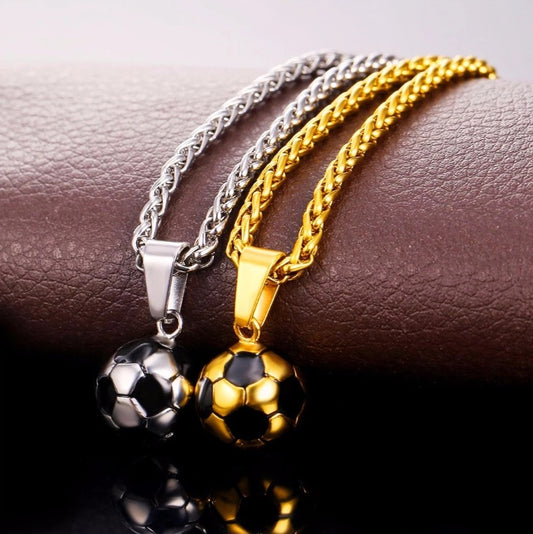 Stainless Steel Soccr World Cup Pendant