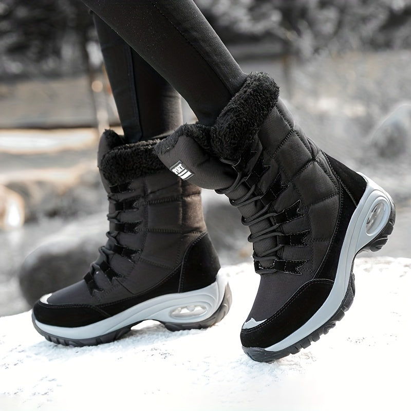 Women's Lace up Thermal Lined Winter Boots