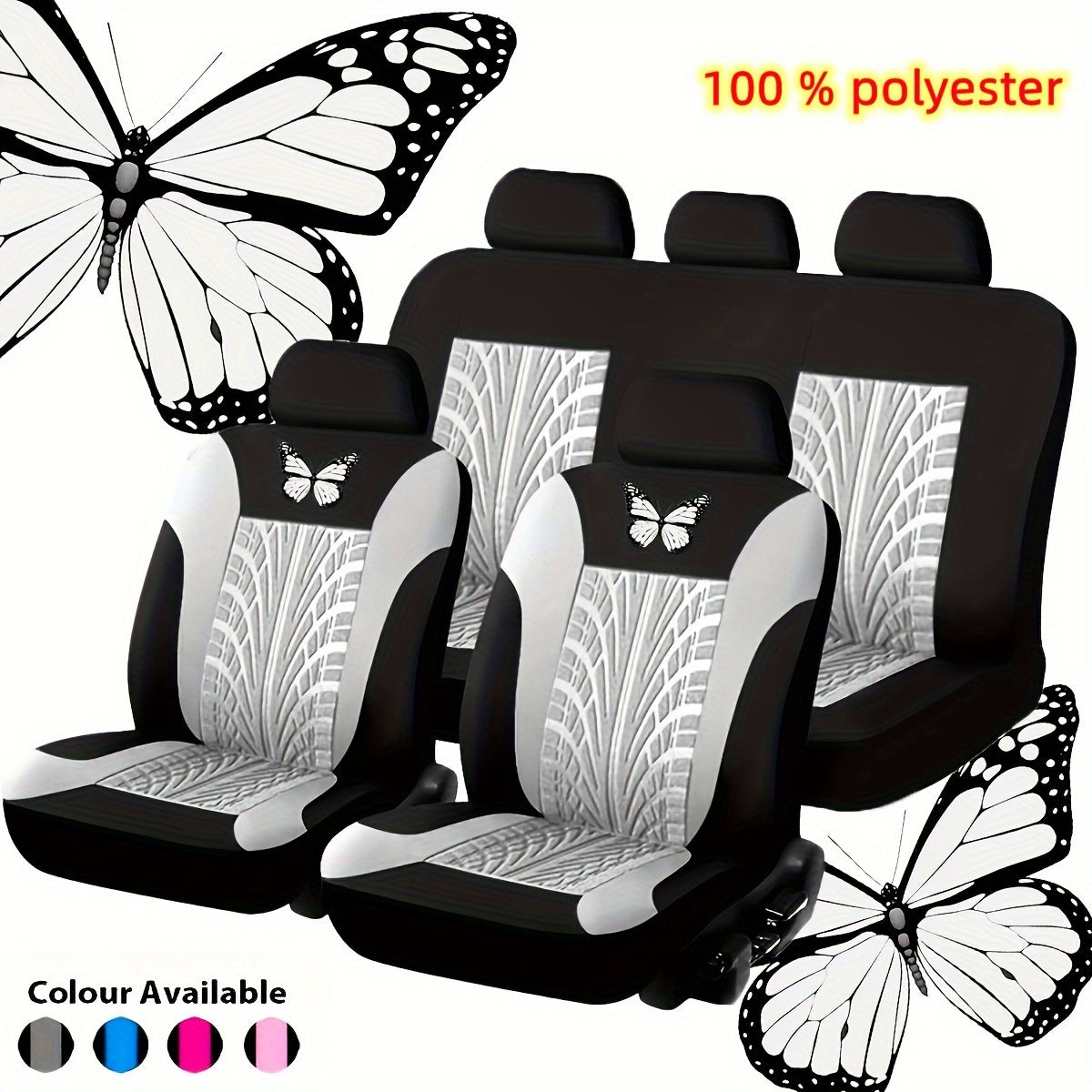 Car Seat Cover Full Set Universal Auto Seat Cover Set