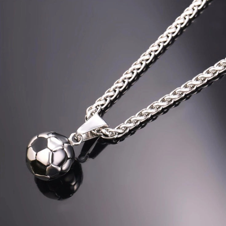 Stainless Steel Soccr World Cup Pendant