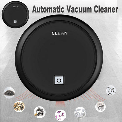 3-in-1 Robot Vacuum Cleaner USB Rechargeable Dry Wet Sweeping Vacuum Cleaner