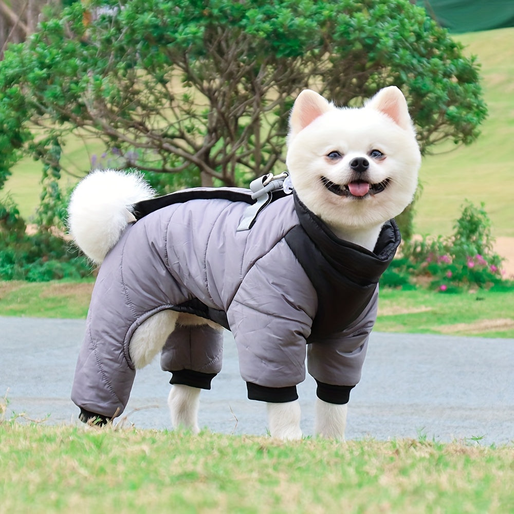 Premium Reflective Pet Clothes: Stylish Safety for Winter Walks!