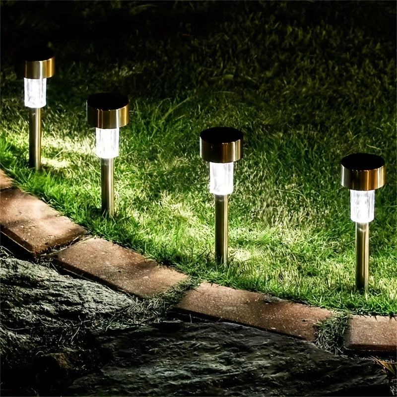 10PCS Solar-Powered Garden Lights - Illuminate Your Outdoor Oasis