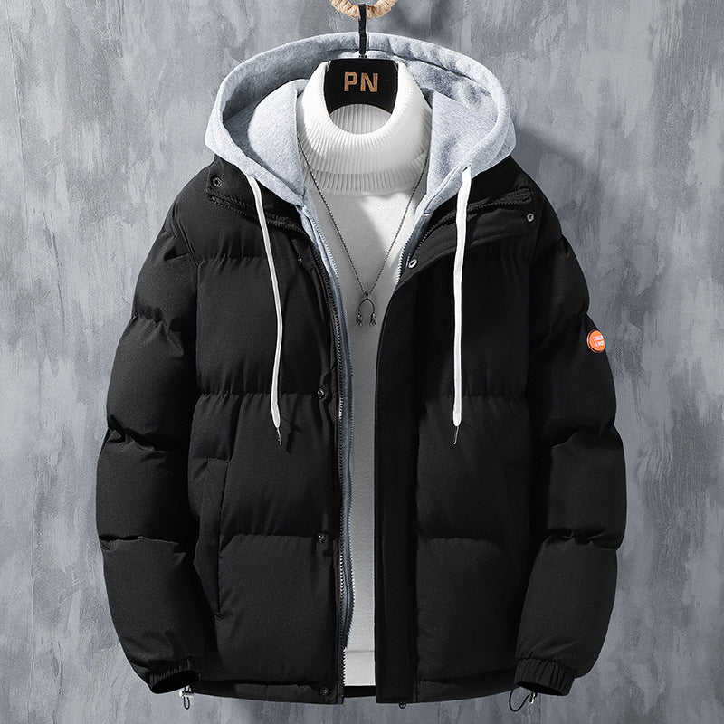 Fashion Hooded Men's Winter Windproof Coat