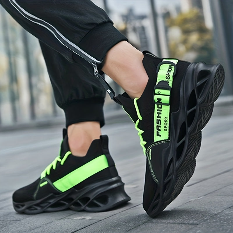 Men's Lightweight Non-Slip Blade Shoes, Breathable Shock Absorption