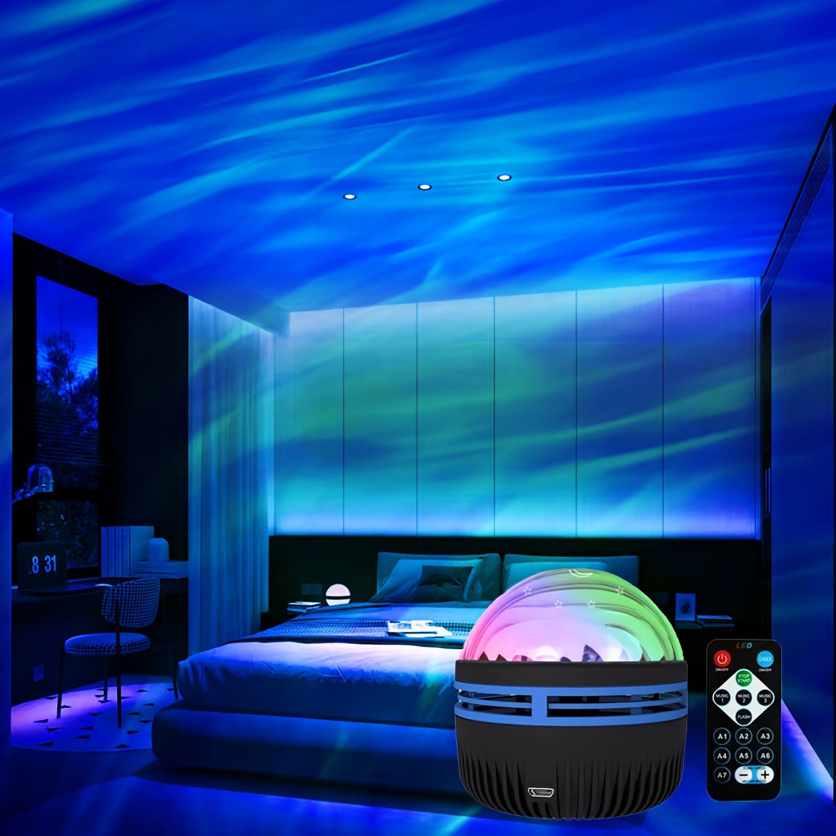 Northern LED Atmosphere Light: USB-Powered Decor Brilliance