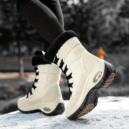 Women's Lace up Thermal Lined Winter Boots