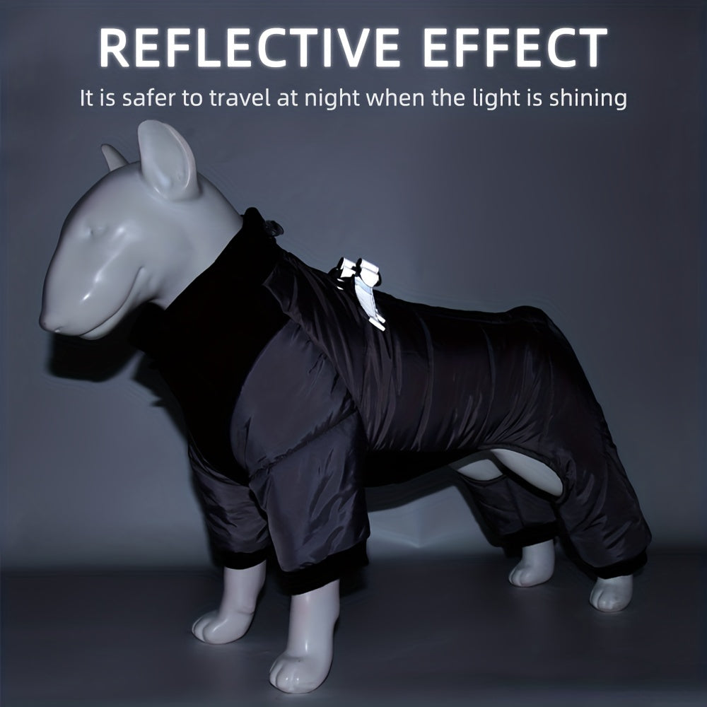 Premium Reflective Pet Clothes: Stylish Safety for Winter Walks!