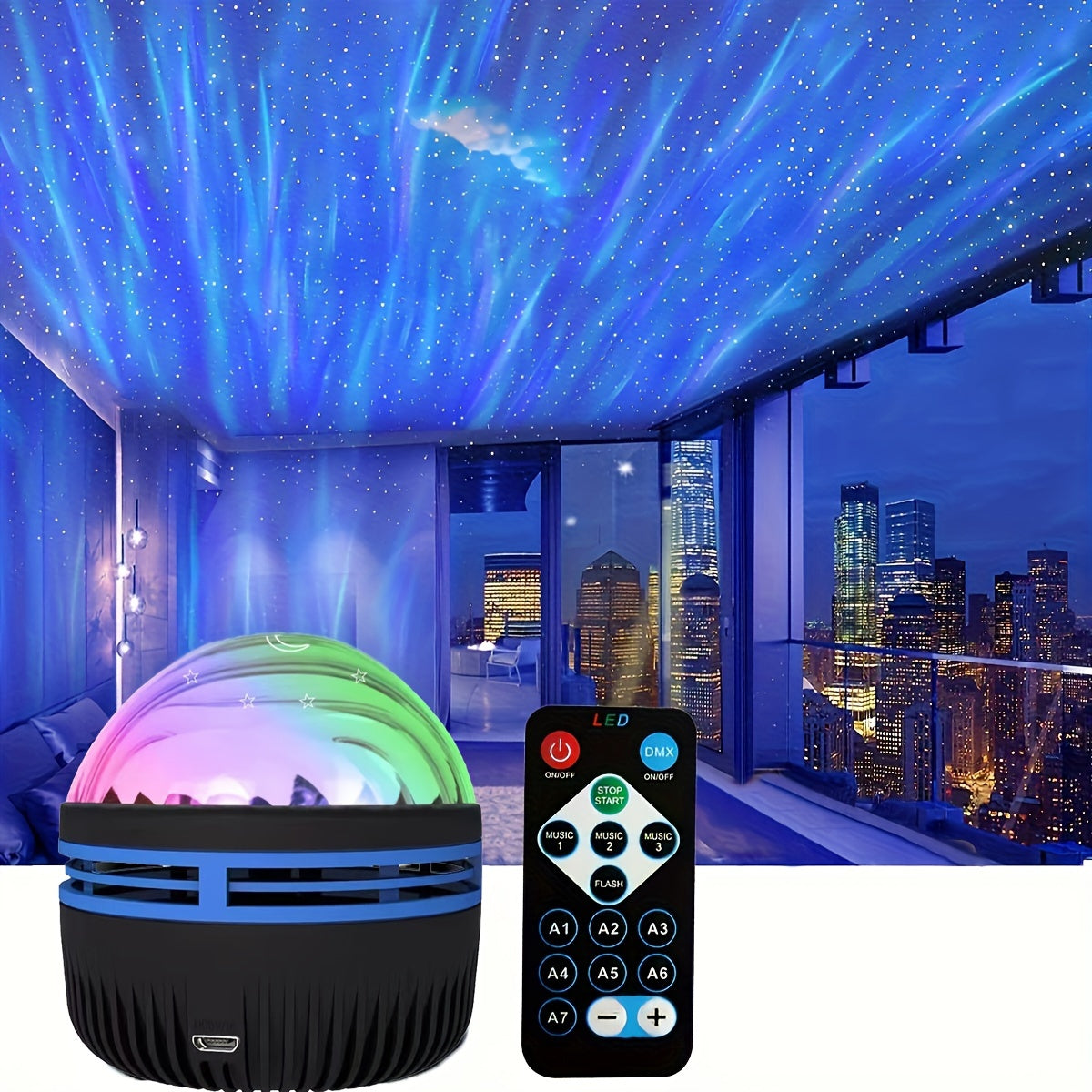 Northern LED Atmosphere Light: USB-Powered Decor Brilliance