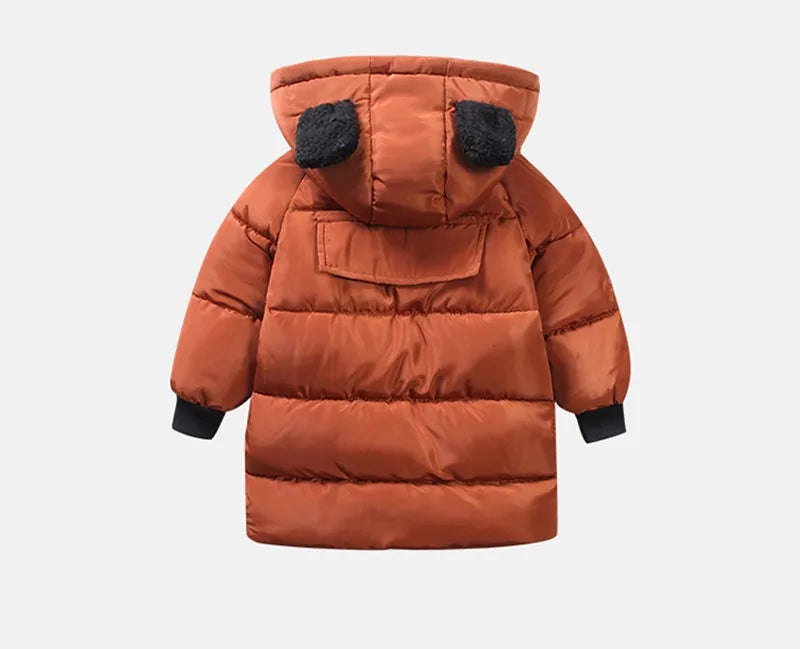 Autumn Winter Parkas Girls Jackets or Boys Coat: Winter Outerwear