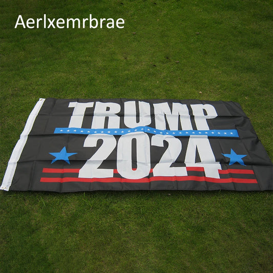 2024 Trump Flag: Keep America Great - Free Shipping!