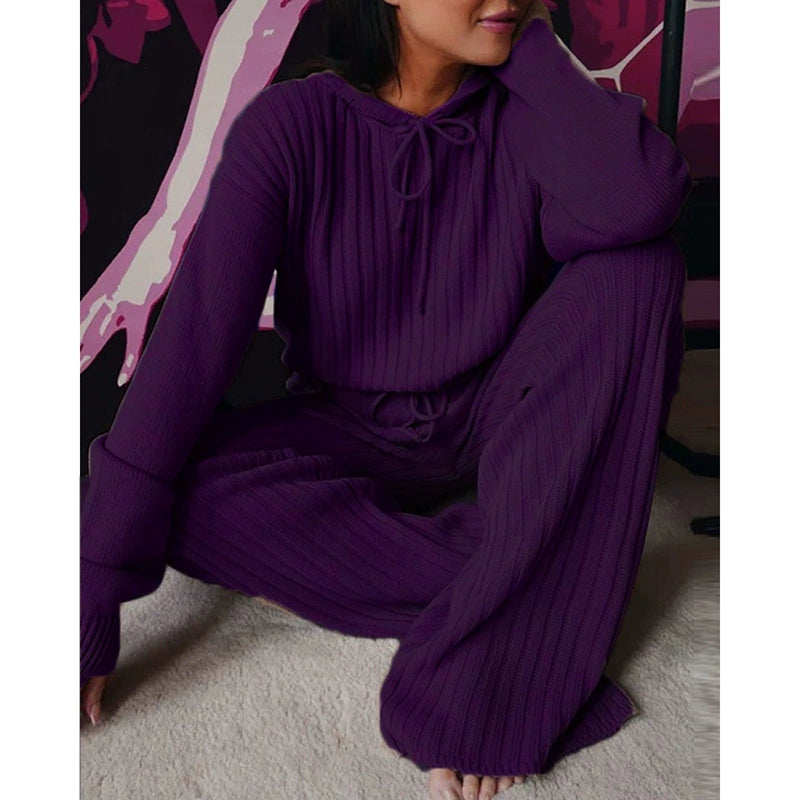 Versatile knit Loungewear set :Epitome of Style and Comfort