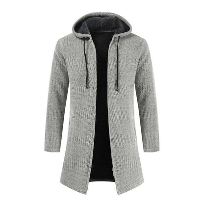 Men's Hooded Knit Cardigan Stay Warm in Style: Your Winter Essential