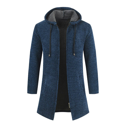 Men's Hooded Knit Cardigan Stay Warm in Style: Your Winter Essential