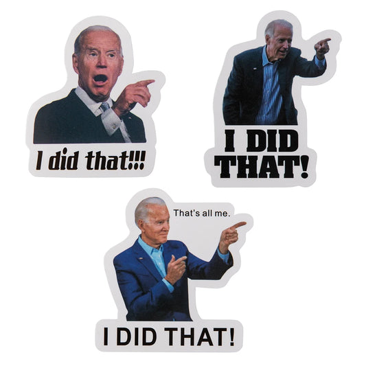 100Pcs Biden I Did That Stickers Funny Sticker