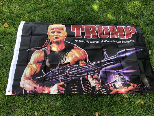 Show Your Patriotism with the Trump Rambo Style American Flag