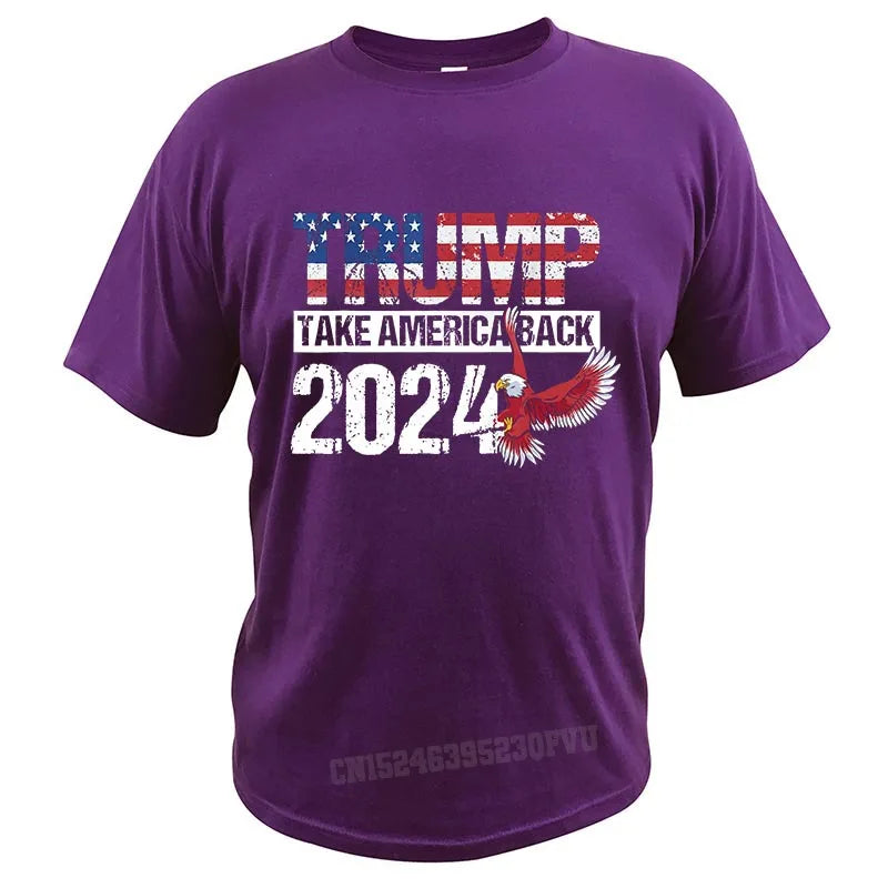 Trump 2024: 'I'll Be Back' Graphic Tee's – Show Your Support in Style