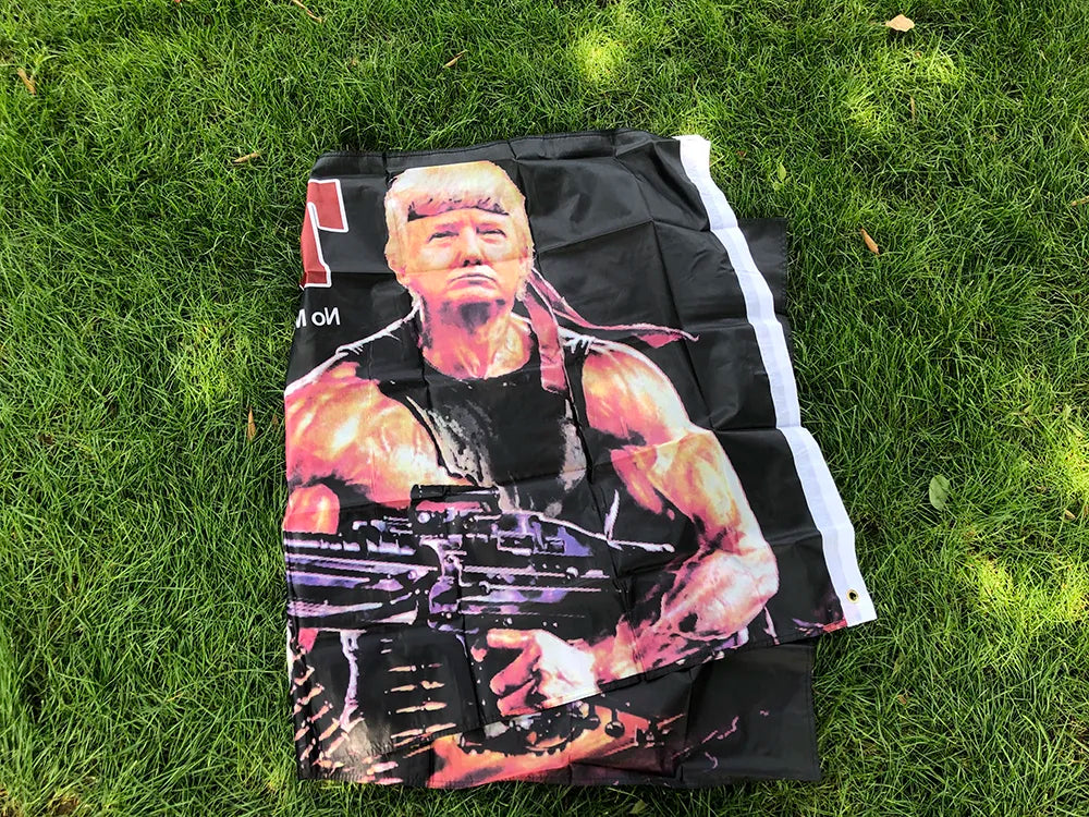 Show Your Patriotism with the Trump Rambo Style American Flag