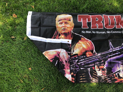 Show Your Patriotism with the Trump Rambo Style American Flag