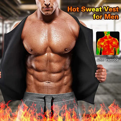 Men's Body Shaper Waist Trainer Fitness Suits