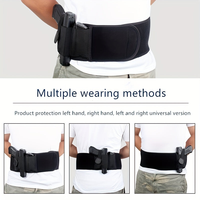 Concealed Carry Belly Band Holster: Elastic, Breathable & Tactical - Perfect For Men & Women!