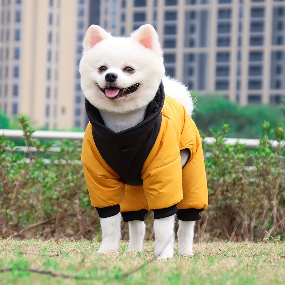 Premium Reflective Pet Clothes: Stylish Safety for Winter Walks!