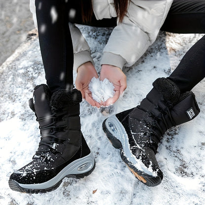 Women's Lace up Thermal Lined Winter Boots