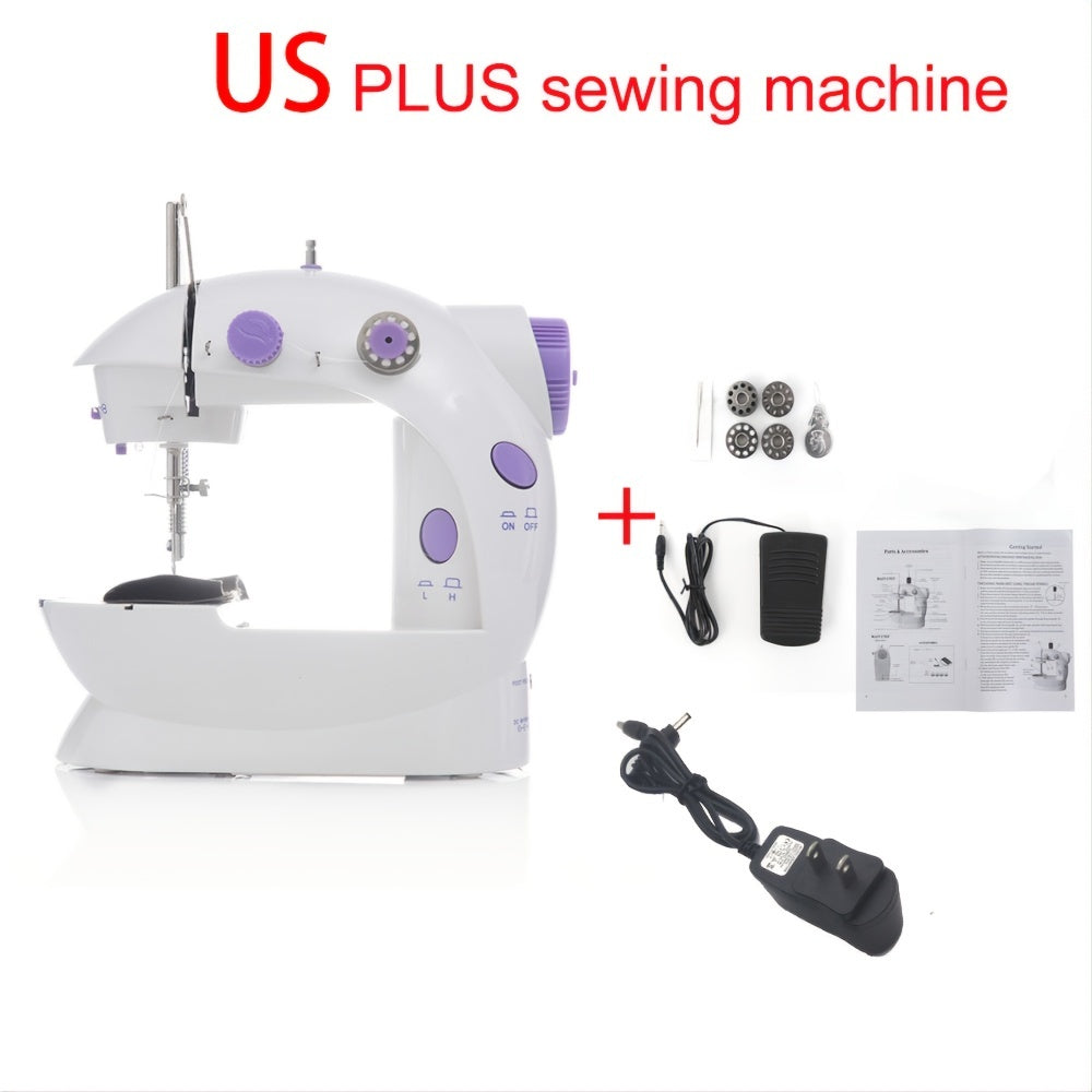 Mini Portable Sewing Machine with Night Light and Foot Pedal