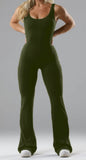 Slim Fit Sexy Hip Raise Backless Exercise Jumpsuit