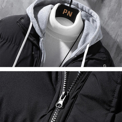 Fashion Hooded Men's Winter Windproof Coat