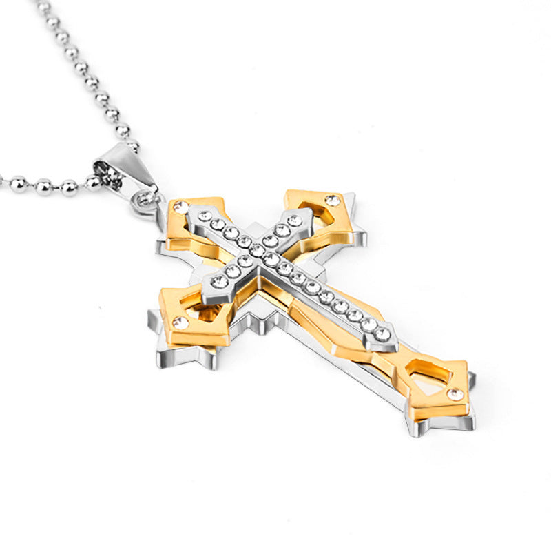 2024 Cross Pendant Stainless Steel