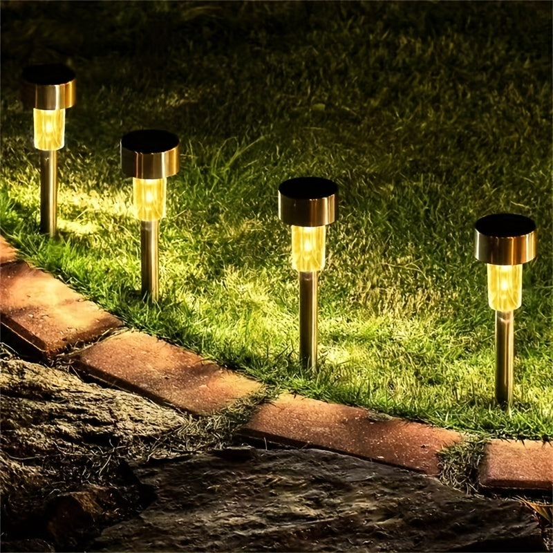 10PCS Solar-Powered Garden Lights - Illuminate Your Outdoor Oasis