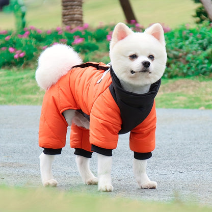 Premium Reflective Pet Clothes: Stylish Safety for Winter Walks!