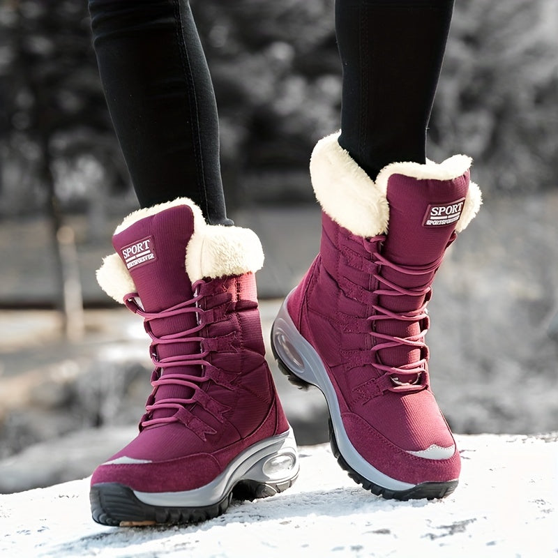 Women's Lace up Thermal Lined Winter Boots