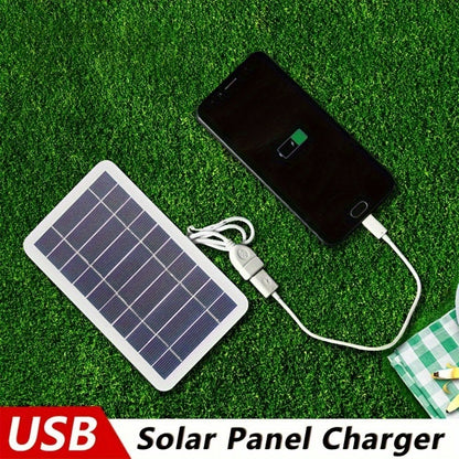 Stay Charged Anywhere, Anytime: 1pc Solar Portable Charging Panel